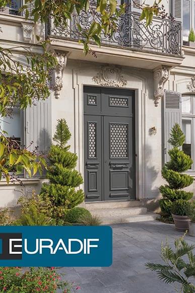 Porte entrée aluminium Euradif