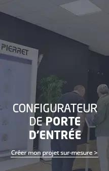 configurateur porte d'entrée menu