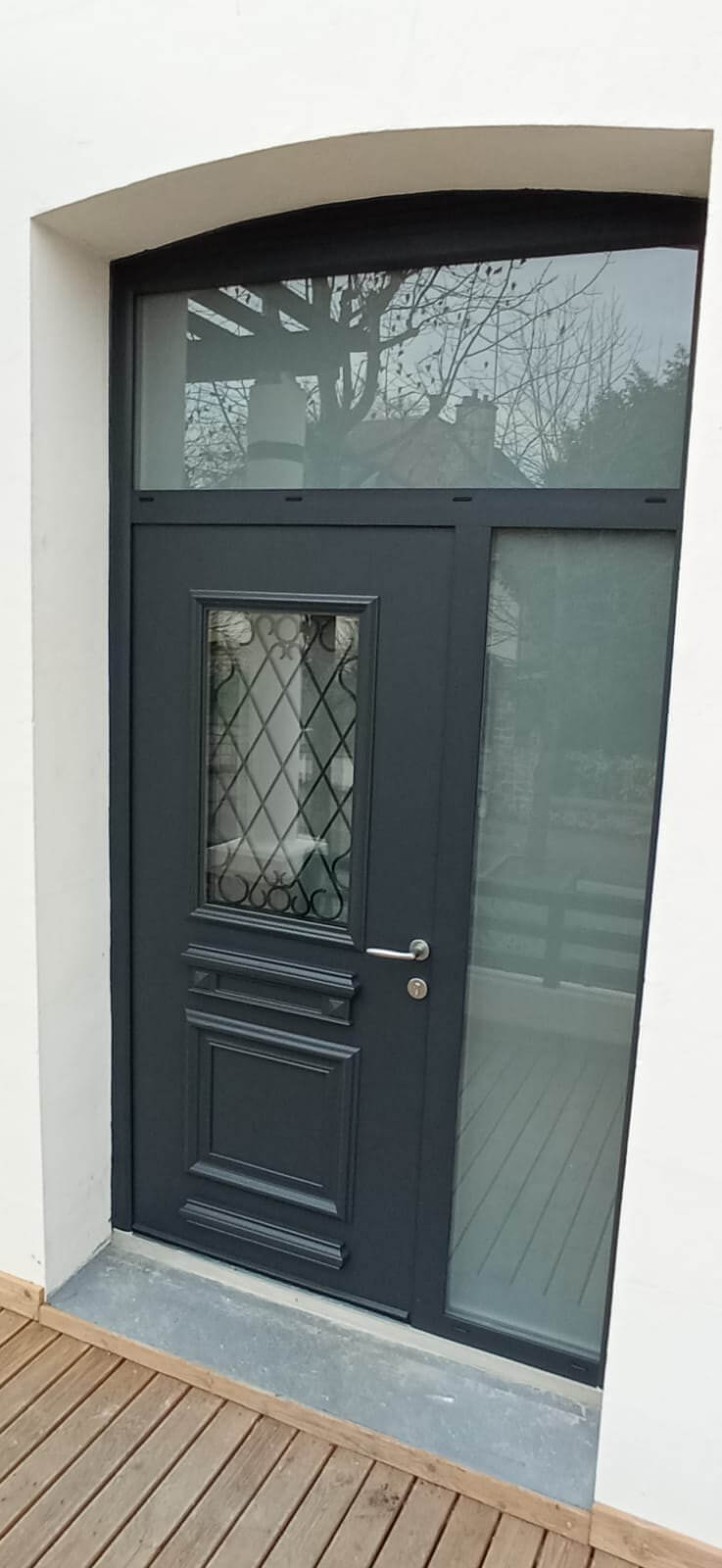 porte entrée aluminium roye