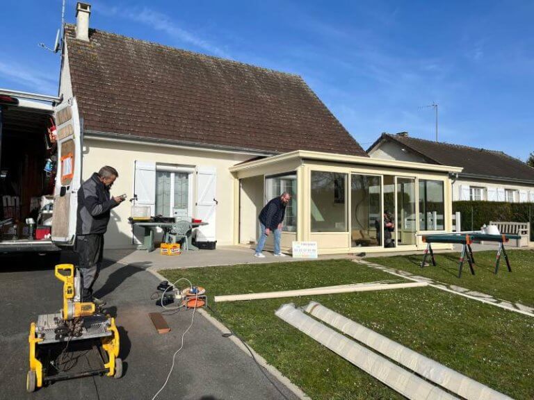 veranda fabrication ressons sur matz