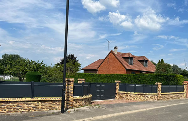 pose portail portillon cloture brouchy